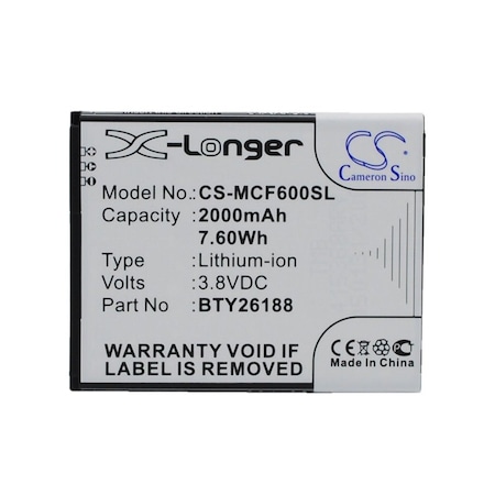 Bsc Preferred Posh E500A Titan HD Mobile Phone Replacement Battery CS-MCF600SL.2